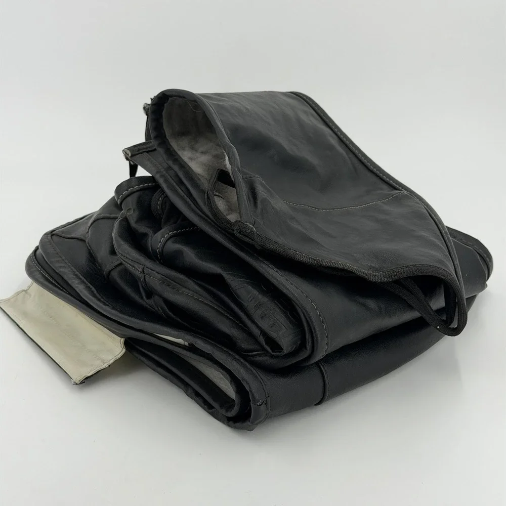 Harley-Davidson Touring Saddlebag Lid Bra Covers Black Leather Tank Covers Lot